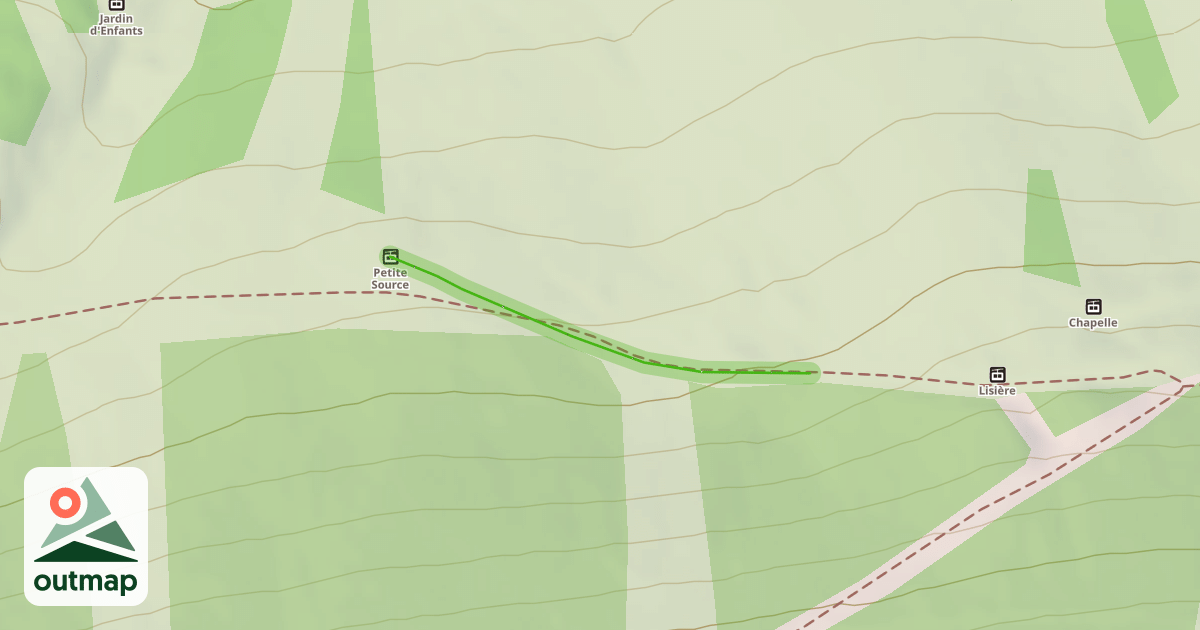 Map of La Lisière