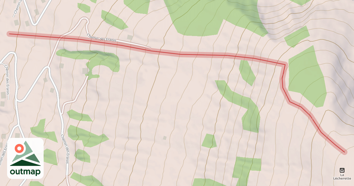 Map of La Lécherette Noire