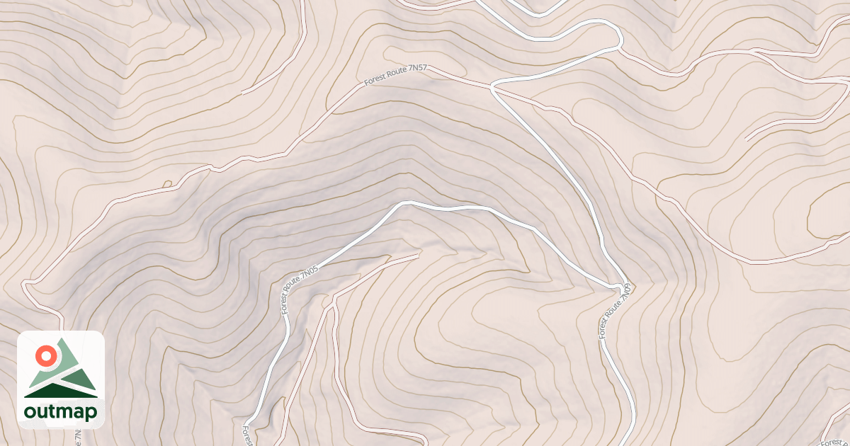 Map of USFS National Forest System Roads {E49726EA-30CC-4ABA-9794-76CD738787D8}