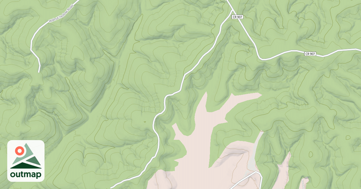 Map of BRUSHY CREEK MINE