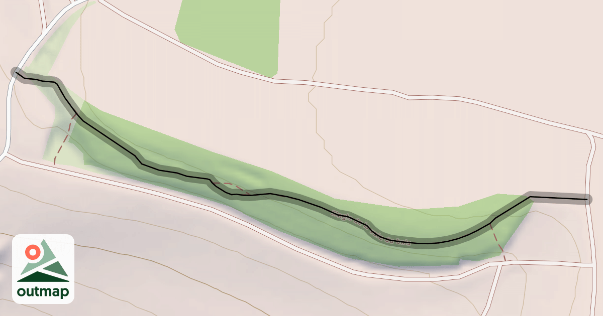 Map of Single de la voie du bois