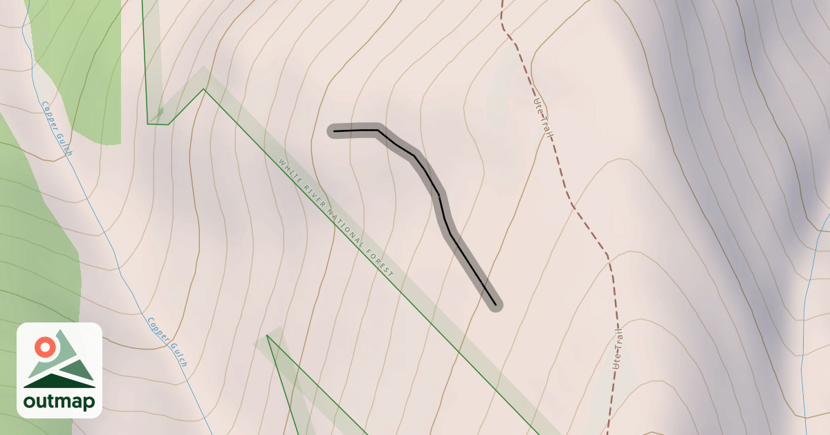 Map of Gent's Ridge