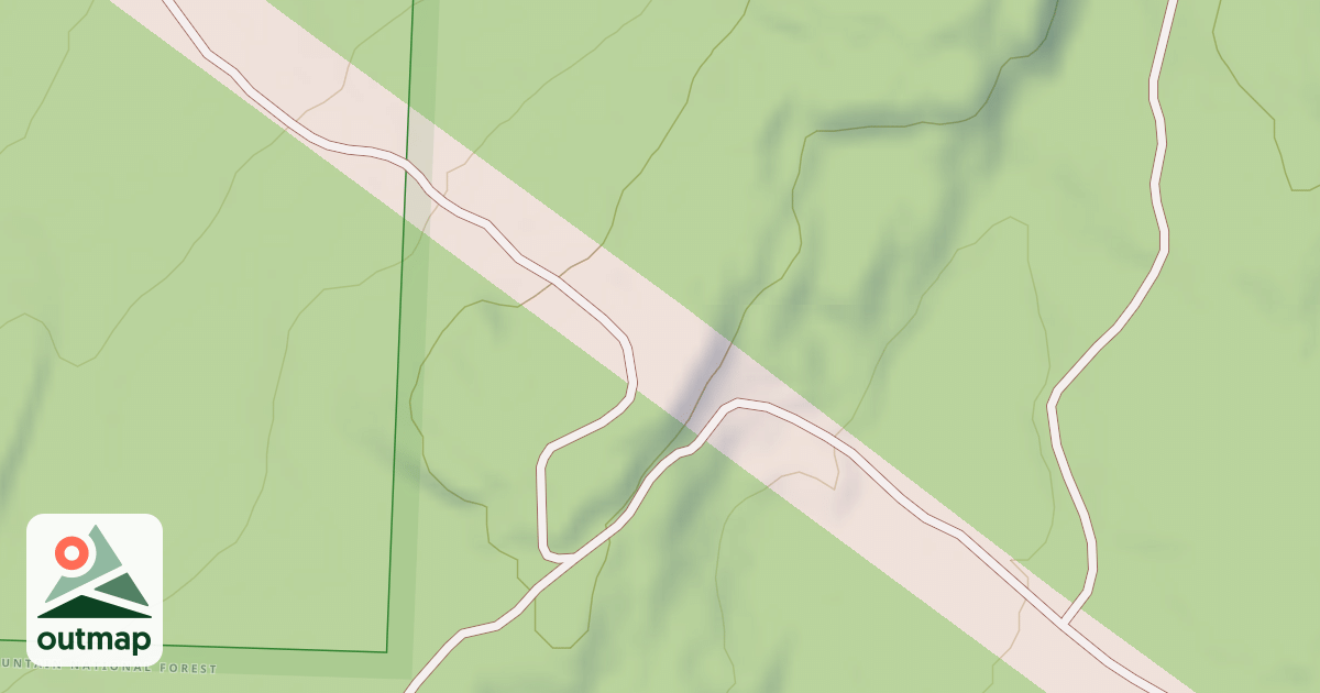 Map of Spruce Peak