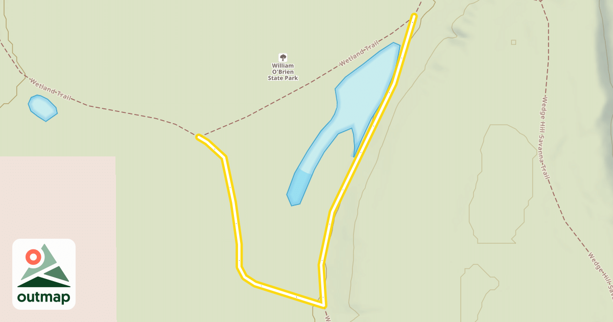 Map of Beaver Lodge Trail