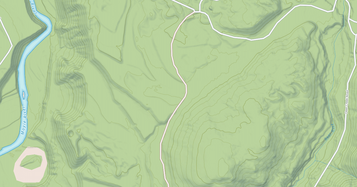 Map preview of PLACER CREEK CONNECTION A