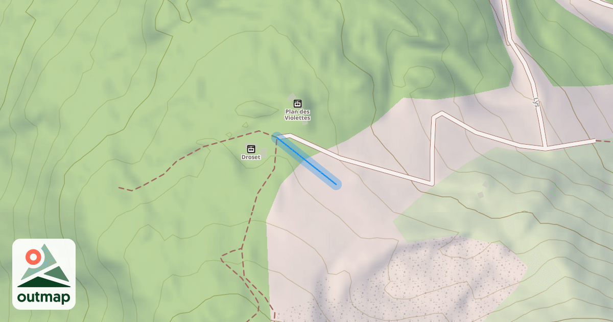 Map of Aiguille Rouge