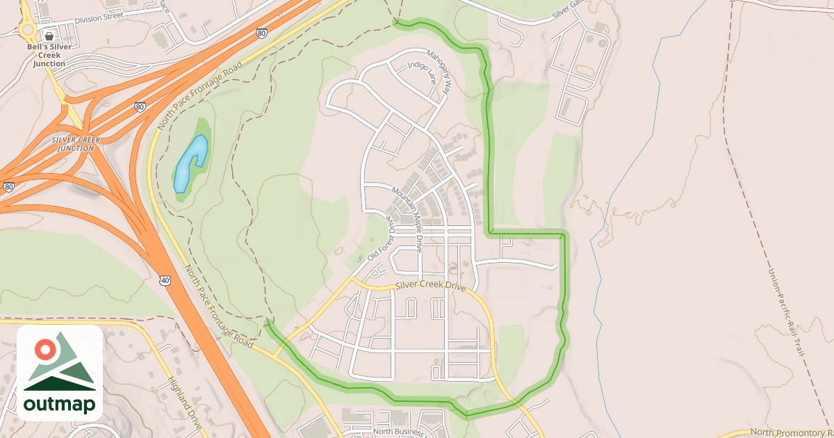 Map of Silver Creek Trail