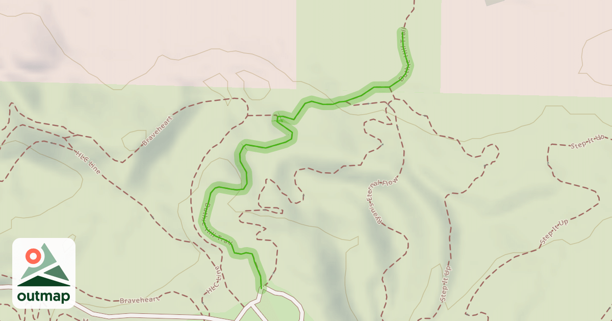 Map of Duthie Hill Trail