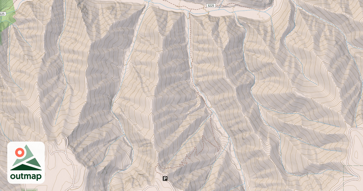 Map of Burnt Cabin Trail