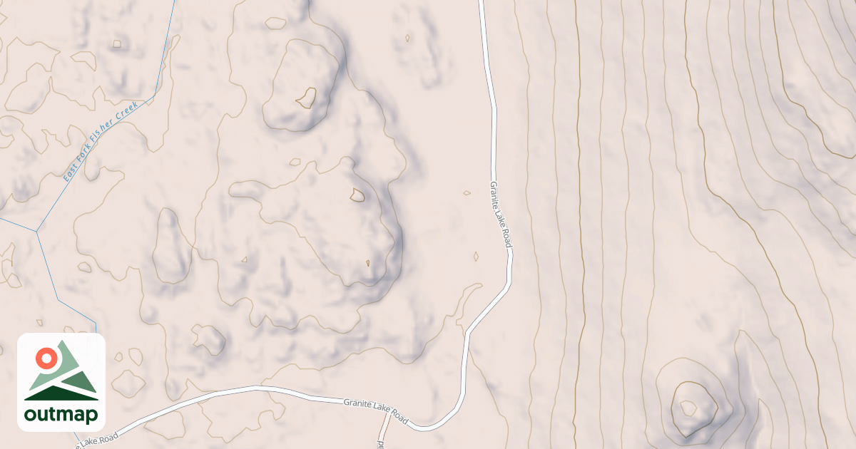 Map of GRANITE LAKE