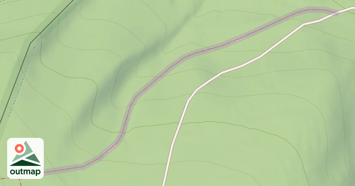 Map of Sentier