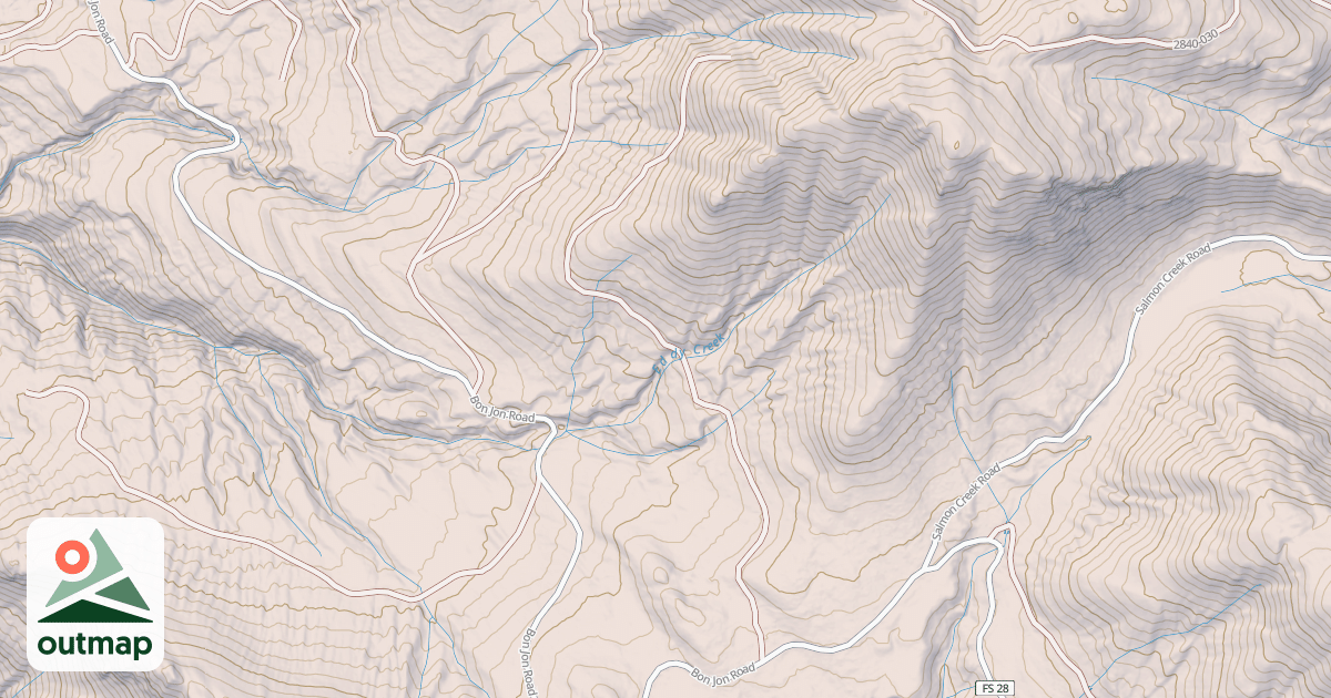Map of USFS National Forest System Roads {D98EE129-B2C2-4057-8C06-2318F5415CB0}
