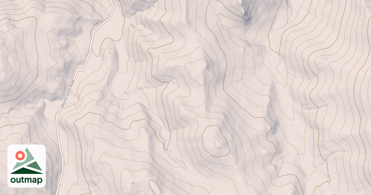 Map of BEARCAT GULCH