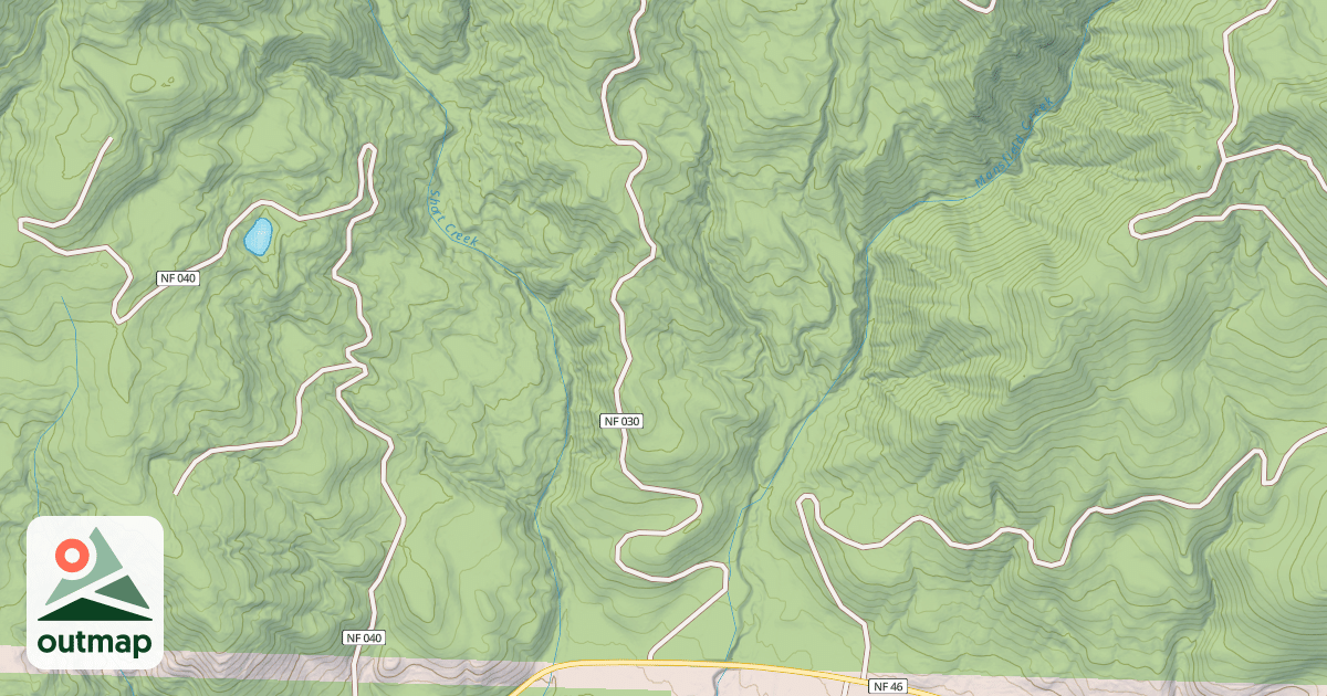 Map of MANSFIELD MTN ROAD