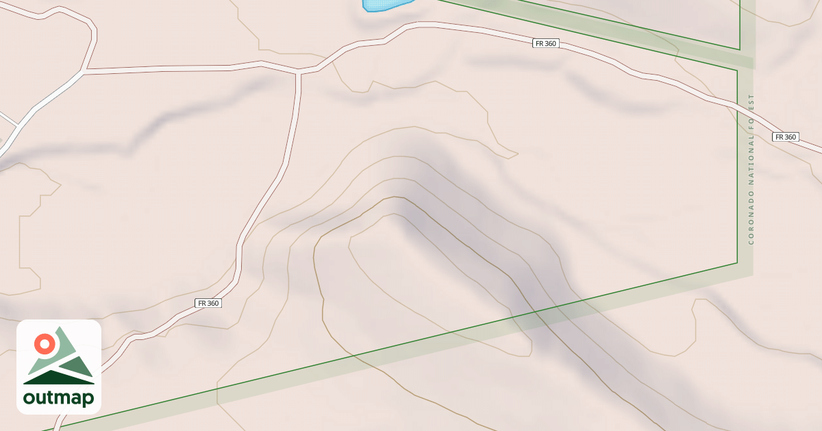 Map of JOHN LONG CANYON