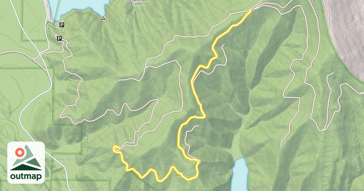 Map of Forest Road 3215071