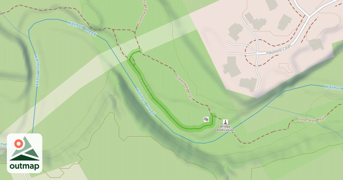 Map of Creek Trail