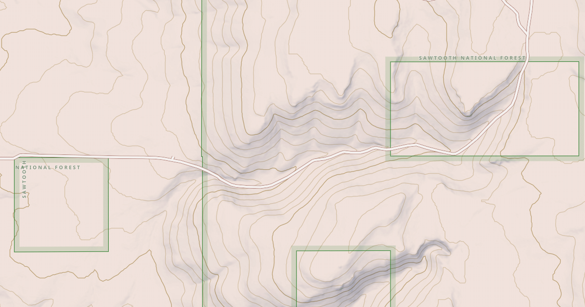 Map preview of NORTH FORK