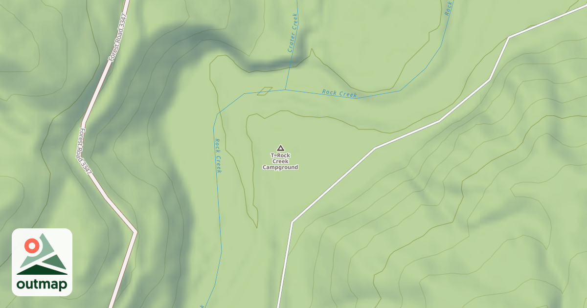 Map of ROCK CREEK CG