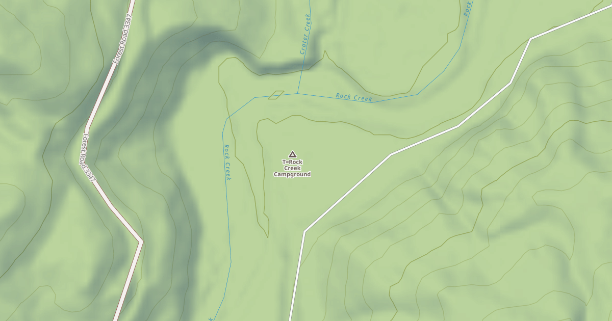 Map preview of ROCK CREEK CG