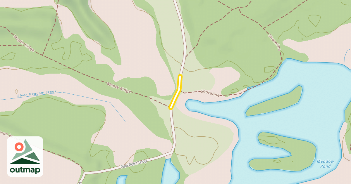 Map of Pine Point Loop
