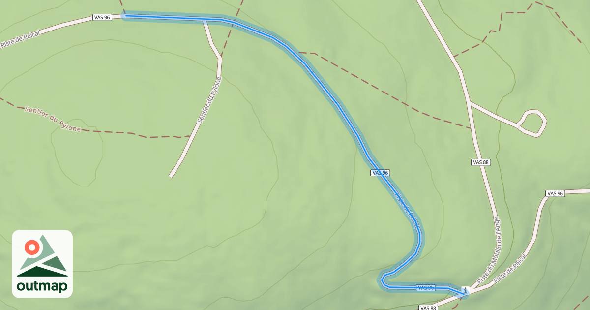 Map of Piste de Peical