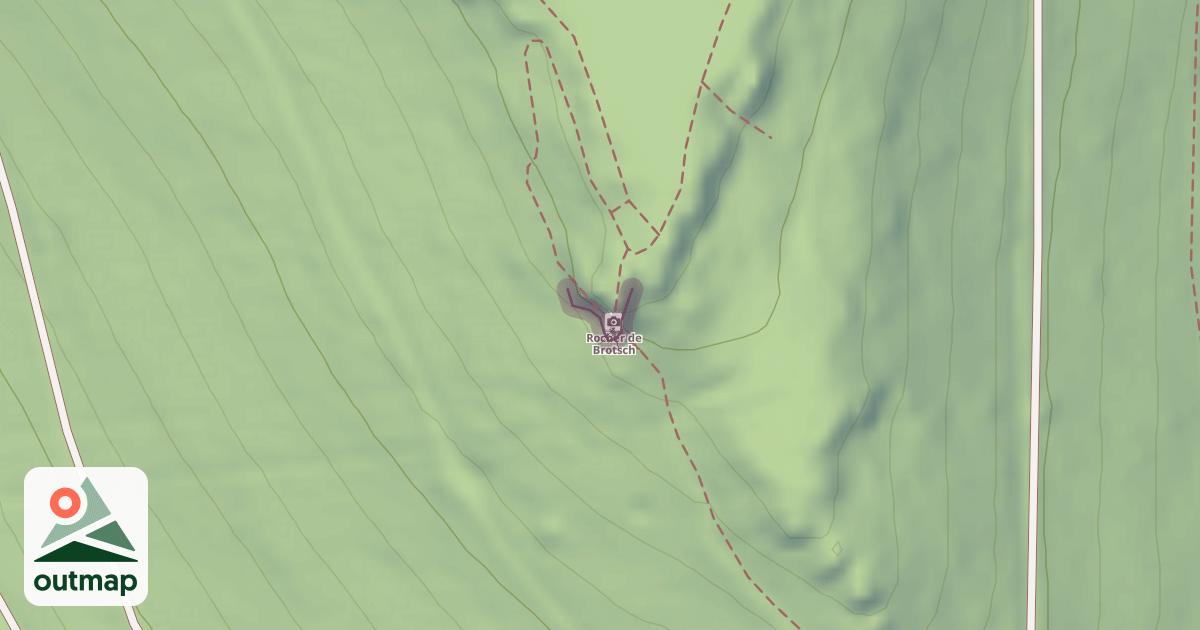 Map of Rocher du Brotsch