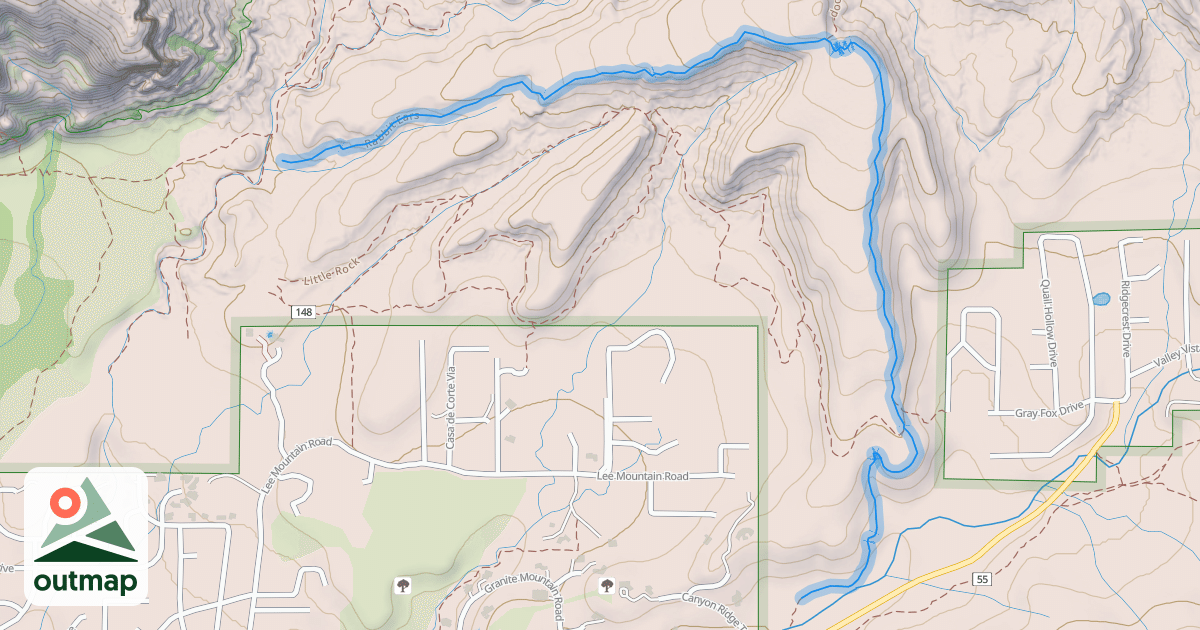 Map of Rabbit Ears