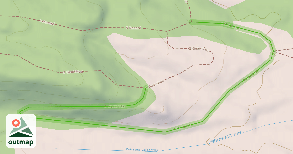 Map of 4 Marmotte