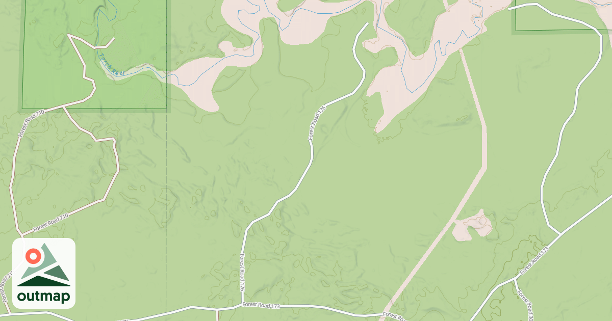 Map of FR 176C