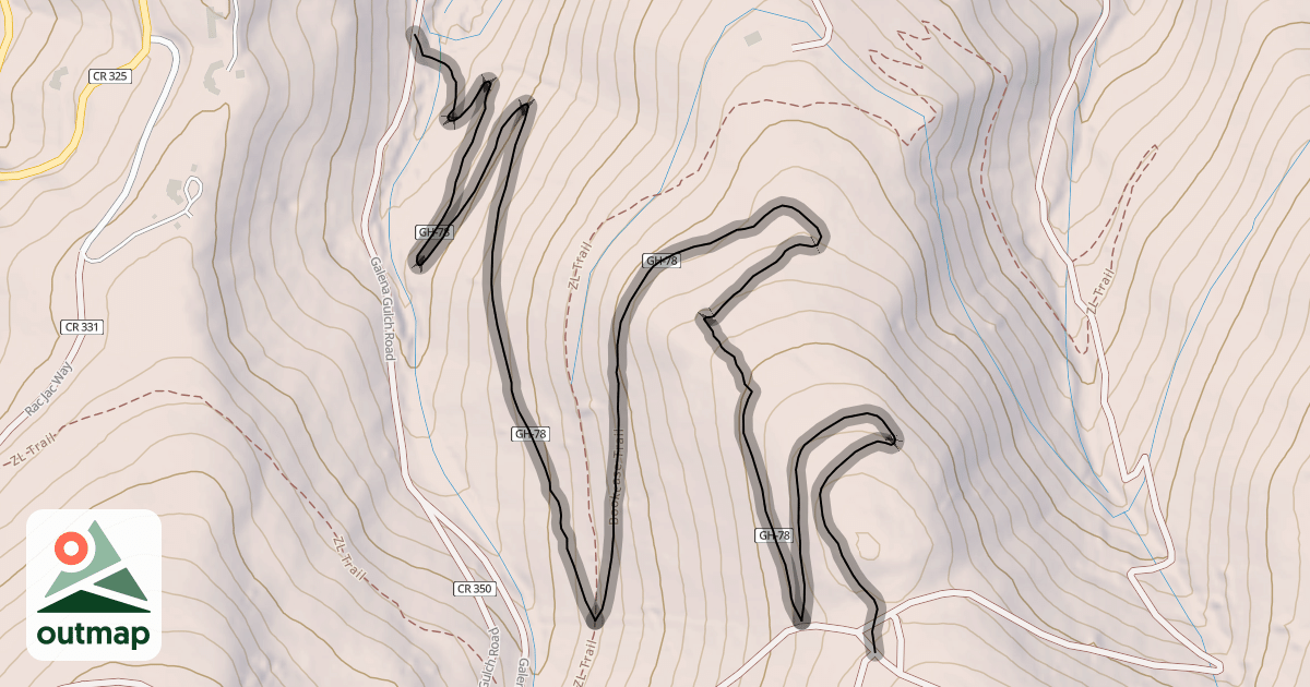 Map of Bookcase Trail