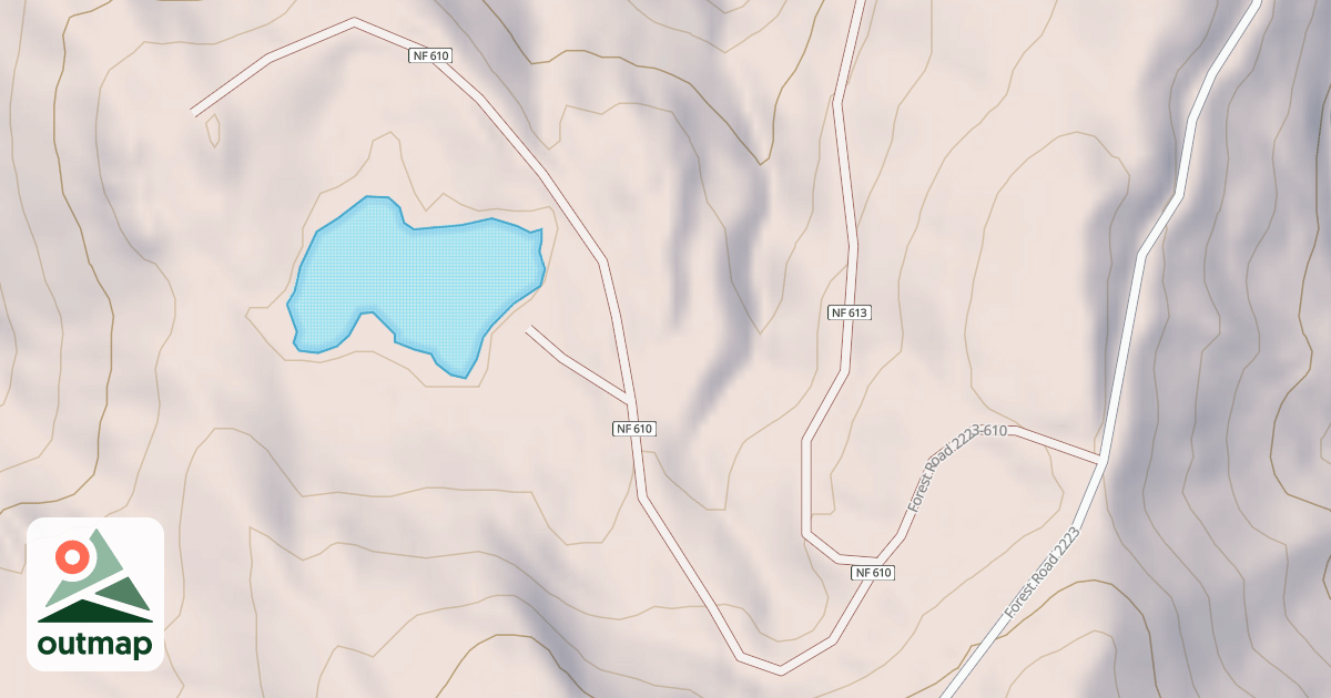 Map of USFS Motor Vehicle Use Map Roads {36BB6B41-A141-404B-B108-CA44DFA4E5CC}