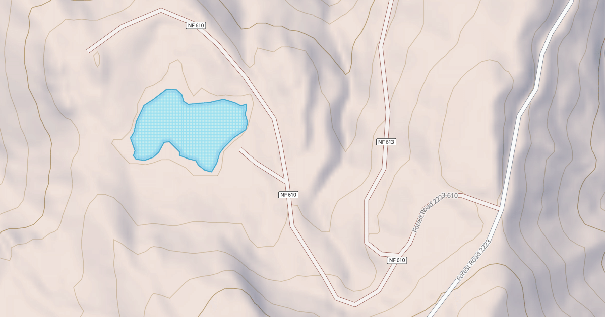 Map preview of USFS Motor Vehicle Use Map Roads {36BB6B41-A141-404B-B108-CA44DFA4E5CC}
