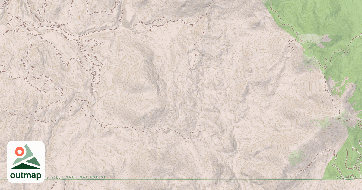 Map of NORTH FORK HALL CREEK