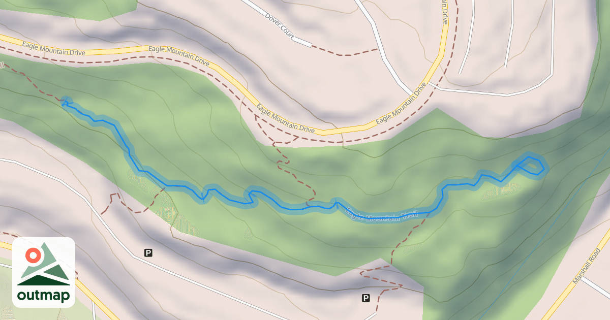 Map of Eagle Mountain Trail