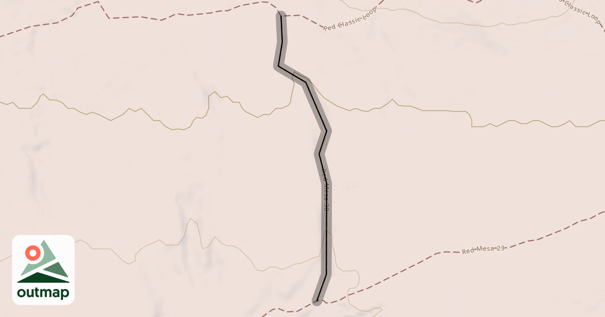 Map of Red Mesa 30