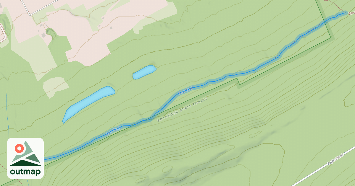 Map of Zen Trail