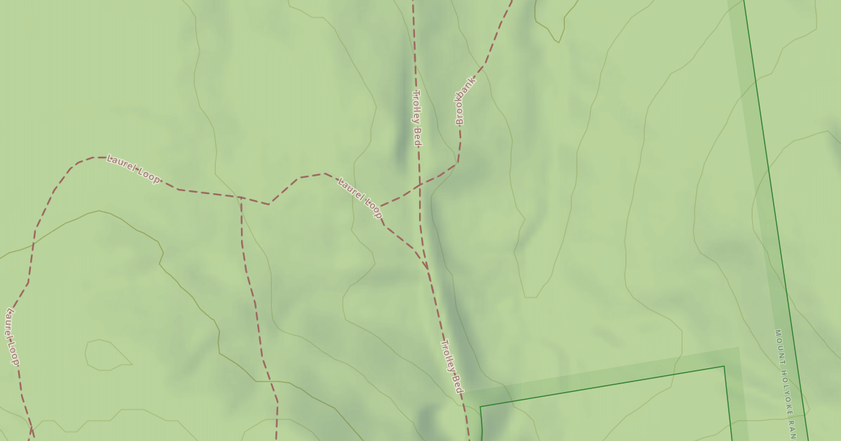 Map preview of Trambed Trail