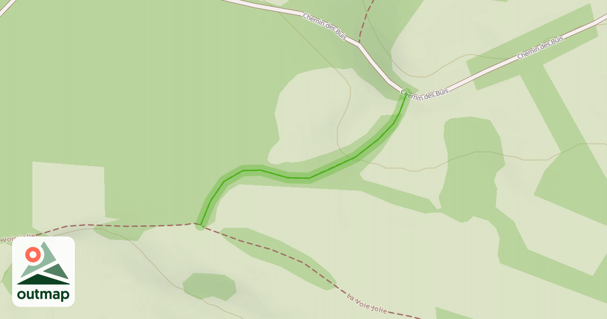 Map of Chemin des Champs de l'Église