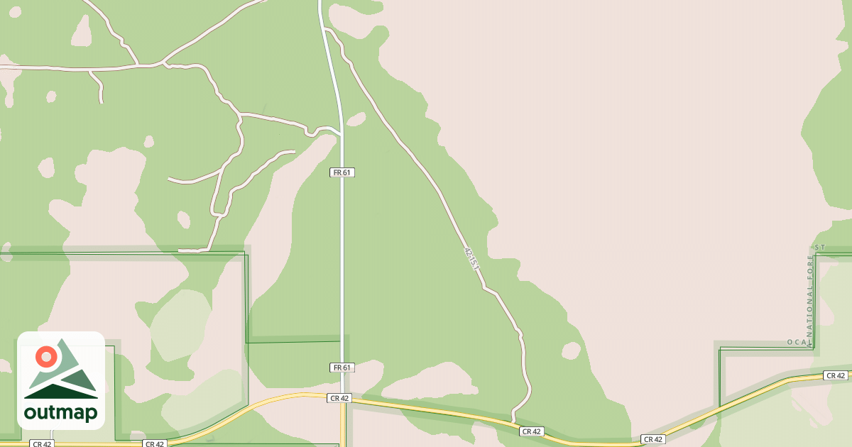 Map of USFS Motor Vehicle Use Map Roads {3540289D-D849-4A3F-BE2C-F11881D3886C}