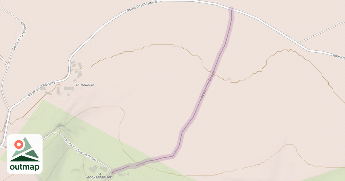 Map of Chemin du Bossu