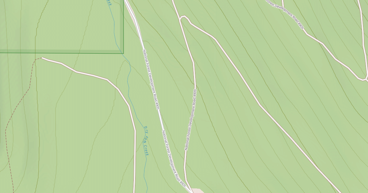 Map preview of DRY FORK LOOP