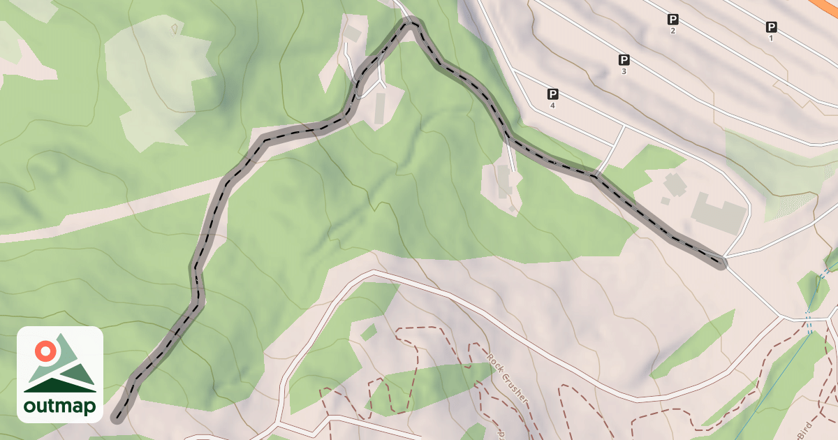 Map of Cabin Run