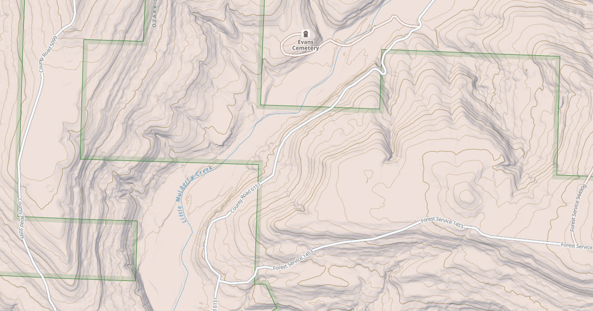 Map preview of USFS Motor Vehicle Use Map Roads {70F9069F-64E5-4DFB-BAEE-ED6FF3E7D233}