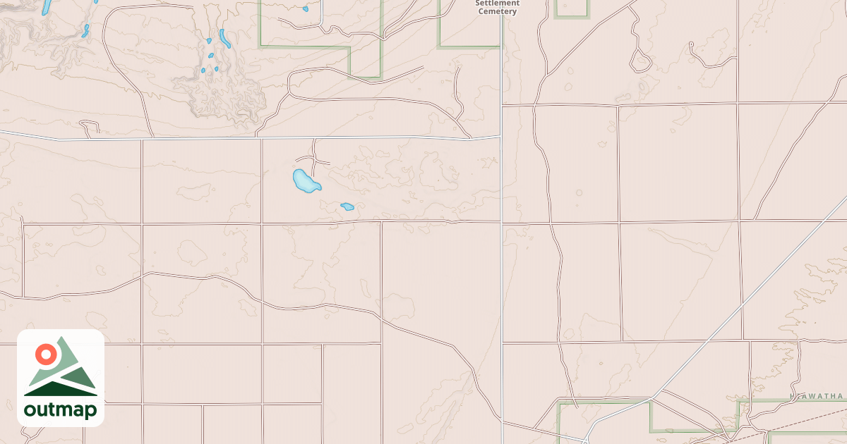 Map of AVERY SOUTH