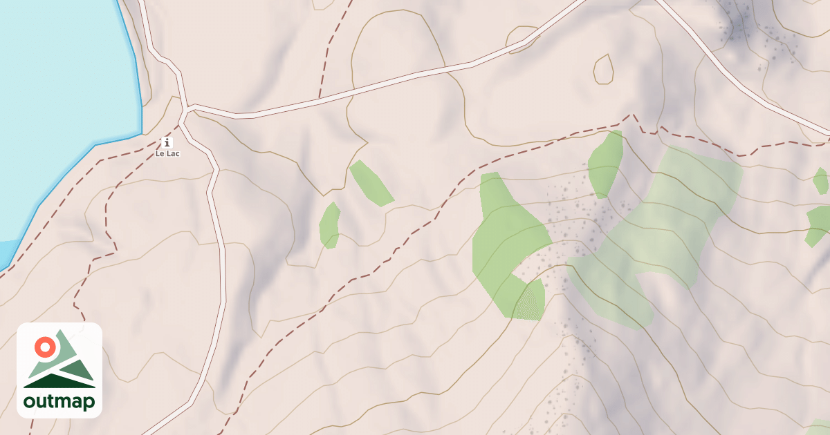 Map of Cabane du Berger - Bosses