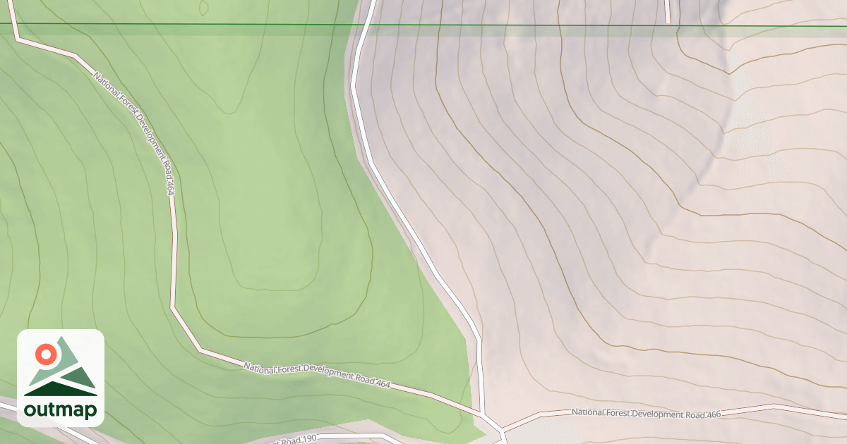 Map of CALISPELL DIVIDE