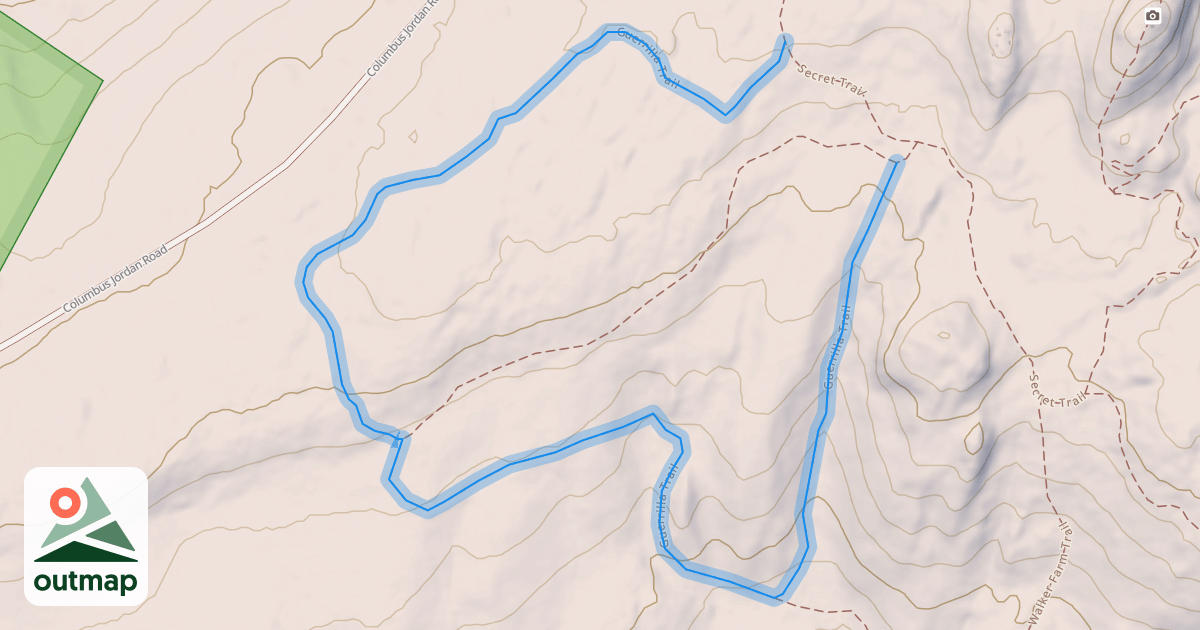 Map of Guerrilla Trail