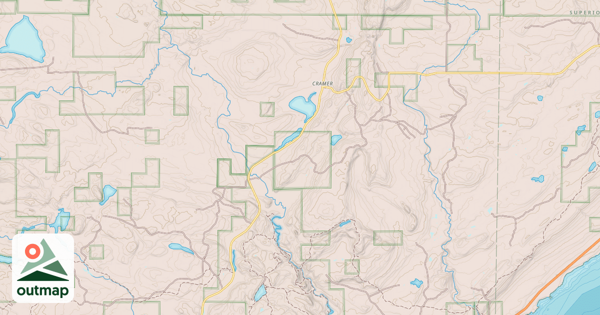 Map of C.J. Ramstad/North Shore State Trail