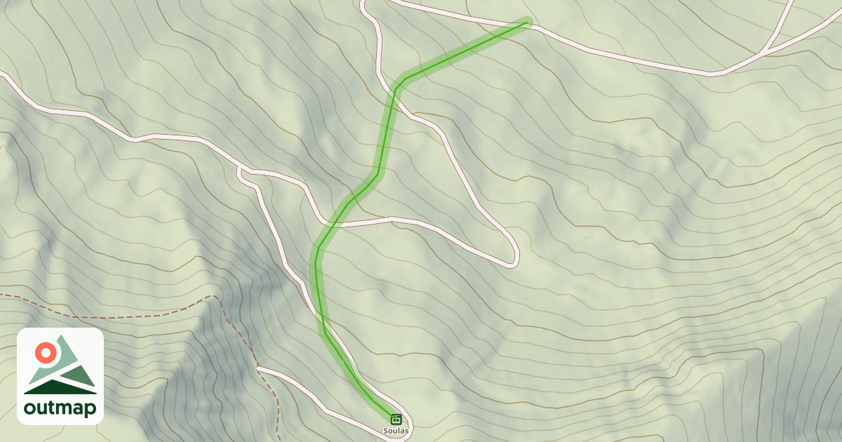 Map of Passe Bleue
